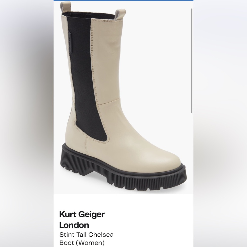 Kurt Geiger London Cream Boots